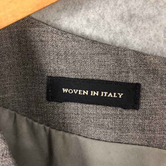 Banana Republic Woven in Italy Grey Structured Career Dress Size 2 - Picture 7 of 9